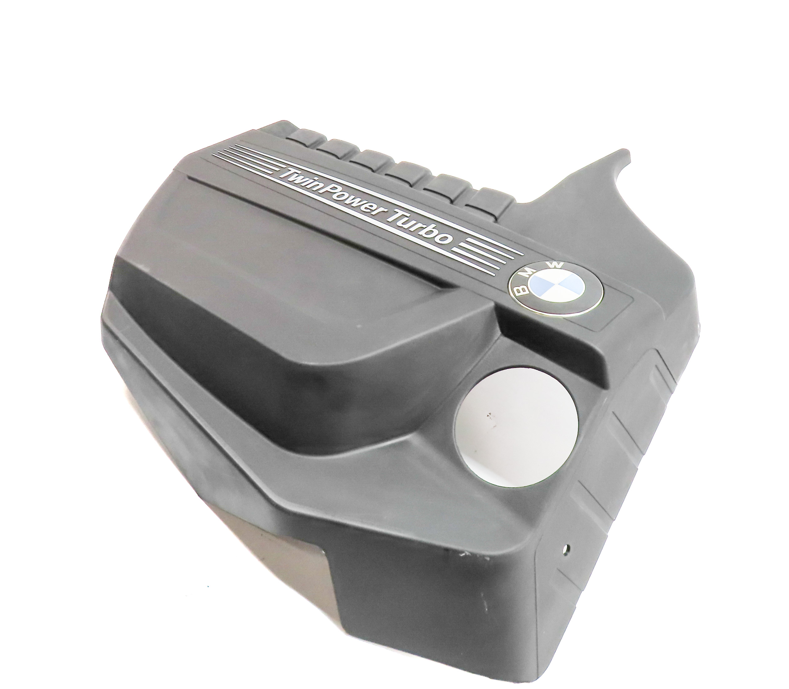11-18 BMW 535i 640i 740i X3 X5 X6 (F10 F07 F01) 3.0L TURBO N55 ENGINE COVER TRIM — exact item pictured